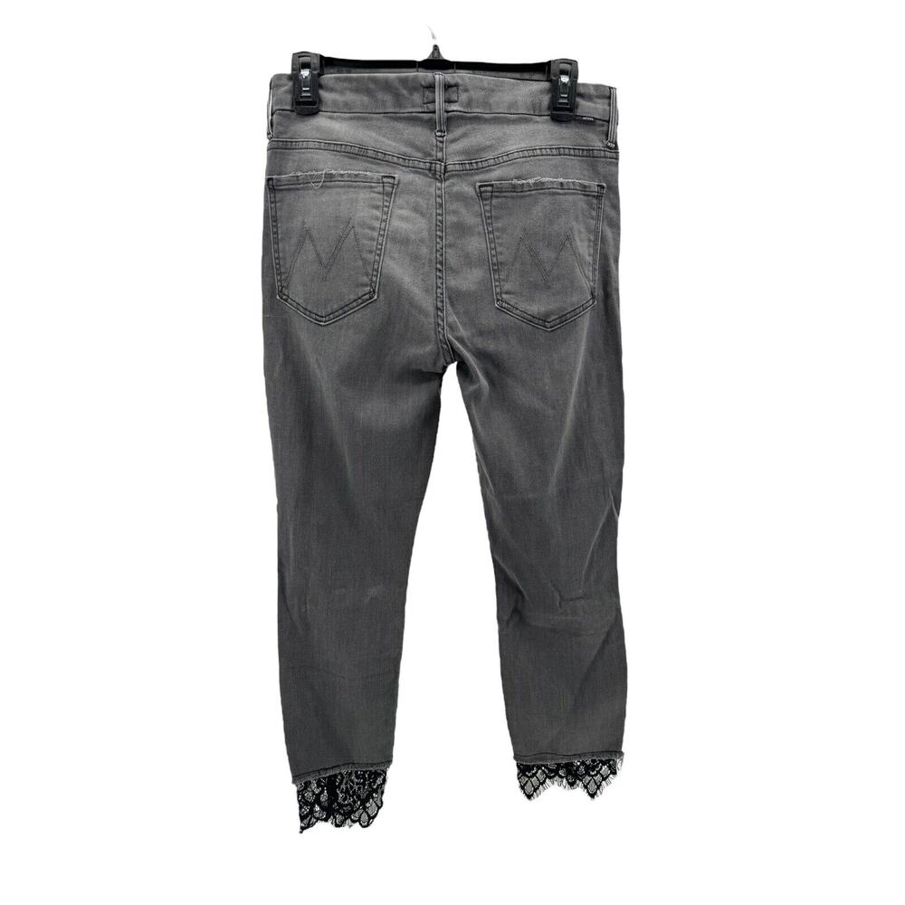 Mother Women's A Lacey Saloon High Waisted Looker Dagger Ankle Fray Jeans 30 - Picture 4 of 8